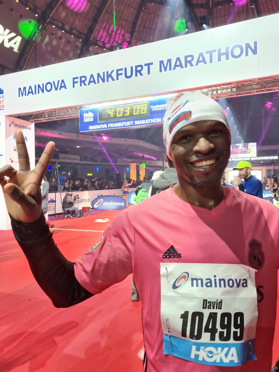 I came, saw, conquered and most importantly I learnt a lot in the Mainova Frankfurt #runtheskyline marathon. 
Not the time I had wanted but the important thing is I crossed the finishing line on my feet. 
Until next October we keep moving🏃