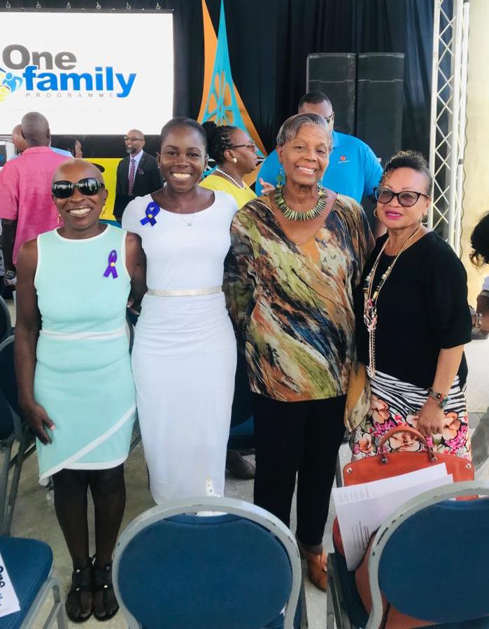 BarbadosAlz's tweet photo. Executive members, Kaila Branch and Jackie Walcott attends the launching of the One Family Initiative by the Ministry of People Empowerment &amp; Elder Affairs. https://t.co/MZ3sW6vR9w