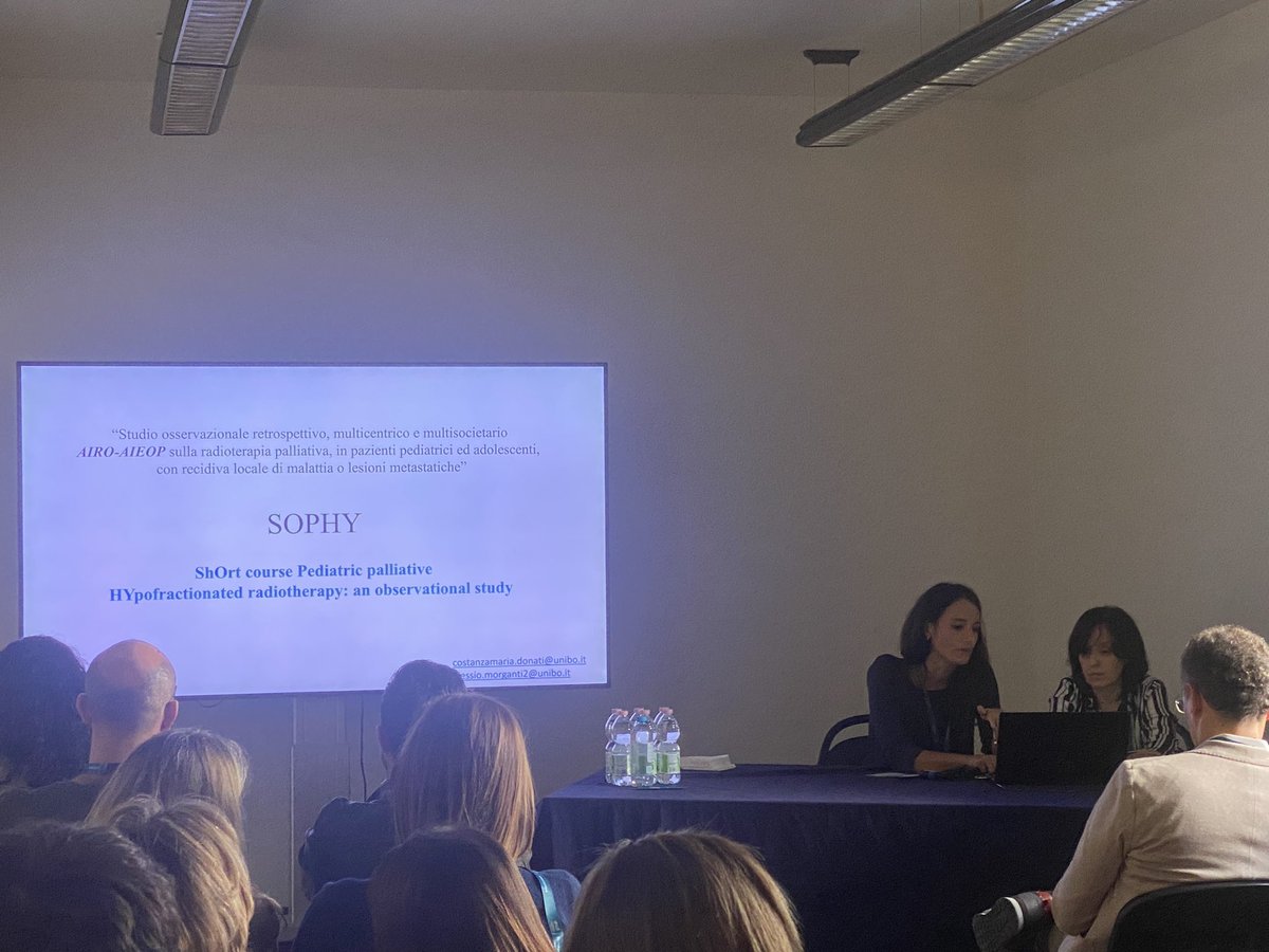 CamiSatragno's tweet photo. How difficult is the management of the palliative pediatric patients in radiotherapy?
Great talk by Costanza Donati new chair of AIRO palliative RT working group #AIRO2023 #AIEOP https://t.co/iAp4uoNBvR