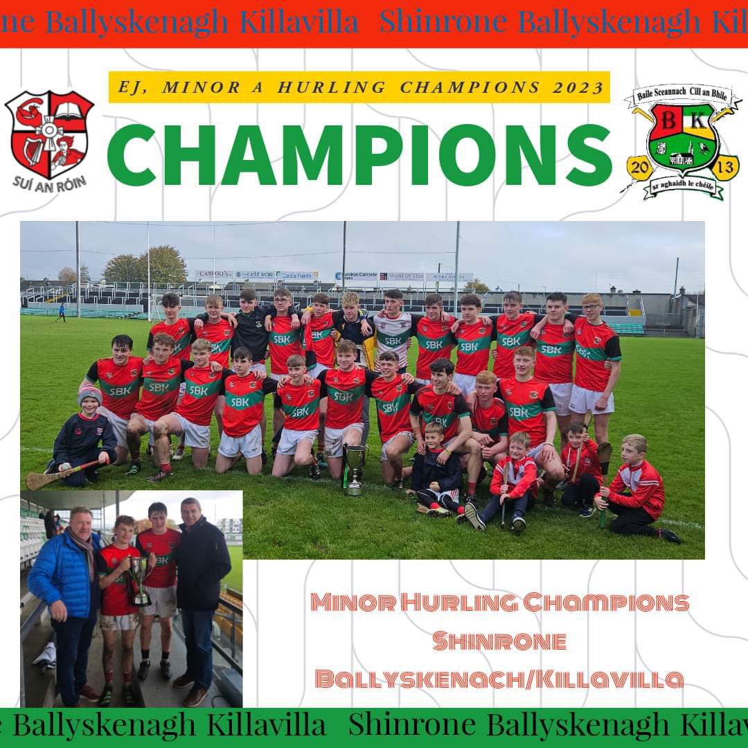 Congratulations to our Minor team on becoming Offaly Minor A Hurling Champions for 2023 after a fantastic win today in Glenisk O’ Connor Park 🔴⚫️🟢🏆