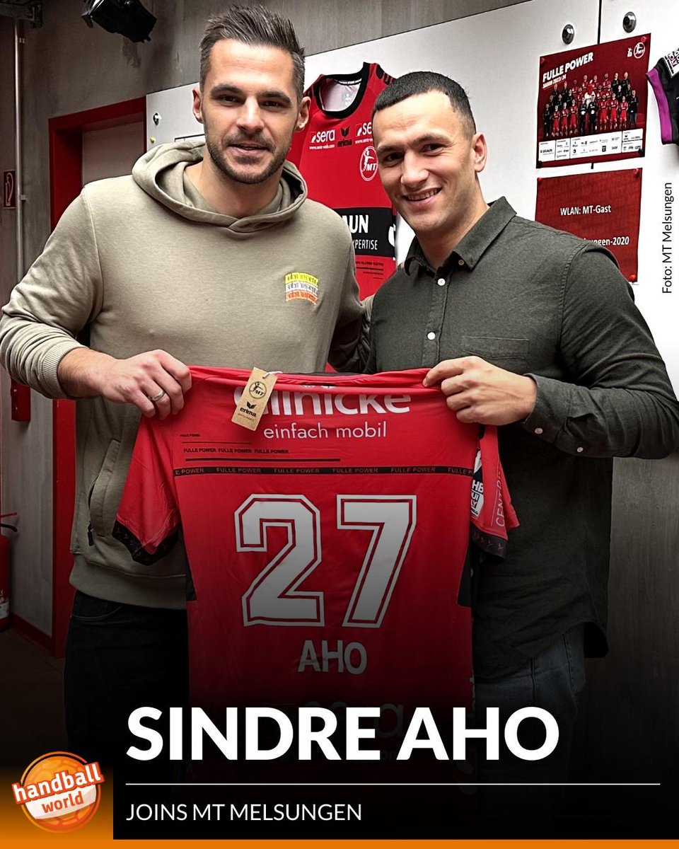 hbworldcom's tweet photo. MT Melsungen signs Norwegian Sindre Aho with immediate effect

https://t.co/EQ8pUbYubB https://t.co/defRpxbF1h