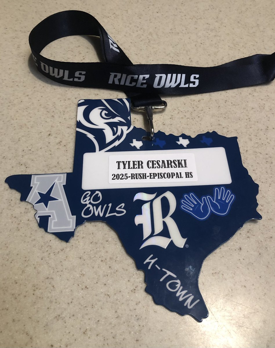 Tyler Cesarski (@tylercesarski90) on Twitter photo Thank you to <a href="/RiceFootball/">Rice Football</a> <a href="/mbloom11/">Mike Bloomgren</a> <a href="/CoachRegalado/">Marco Regalado</a> for the invite and hospitality! I enjoyed the opportunity and game…Go Owls! Thank you to <a href="/RiceFootball/">Rice Football</a> <a href="/mbloom11/">Mike Bloomgren</a> <a href="/CoachRegalado/">Marco Regalado</a> for the invite and hospitality! I enjoyed the opportunity and game…Go Owls!