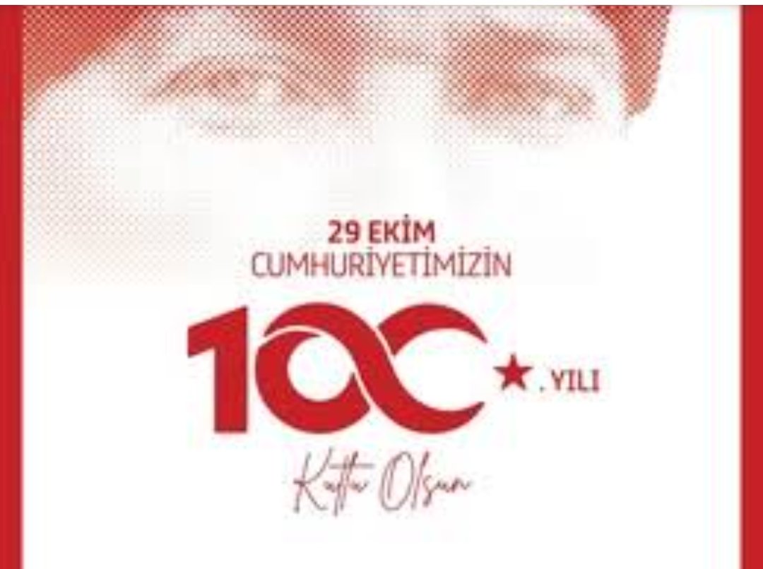 Cumhuriyetimizin 100. Yılı kutlu olsun