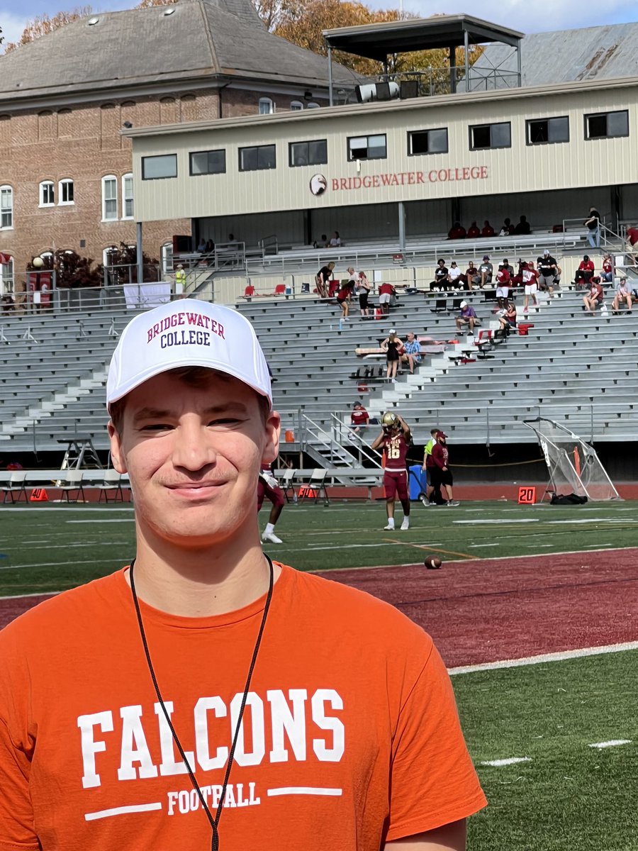 Thank you <a href="/CoachLemn/">Scott Lemn</a> and <a href="/CoachGiancola/">Mike Giancola</a> for inviting me to tour your campus and watch you play Ferrum for your homecoming game. I loved the campus and the aggressiveness on both sides of the ball. Go Eagles! <a href="/BH2OFootball/">Bridgewater Football</a> <a href="/andrejones1185/">Coach Andre Jones</a> <a href="/BWHSFootball/">Briar Woods HS Football</a> <a href="/BWHSAthletics/">BWHS Athletics</a> <a href="/LocoHSFB/">LoCo Football</a>