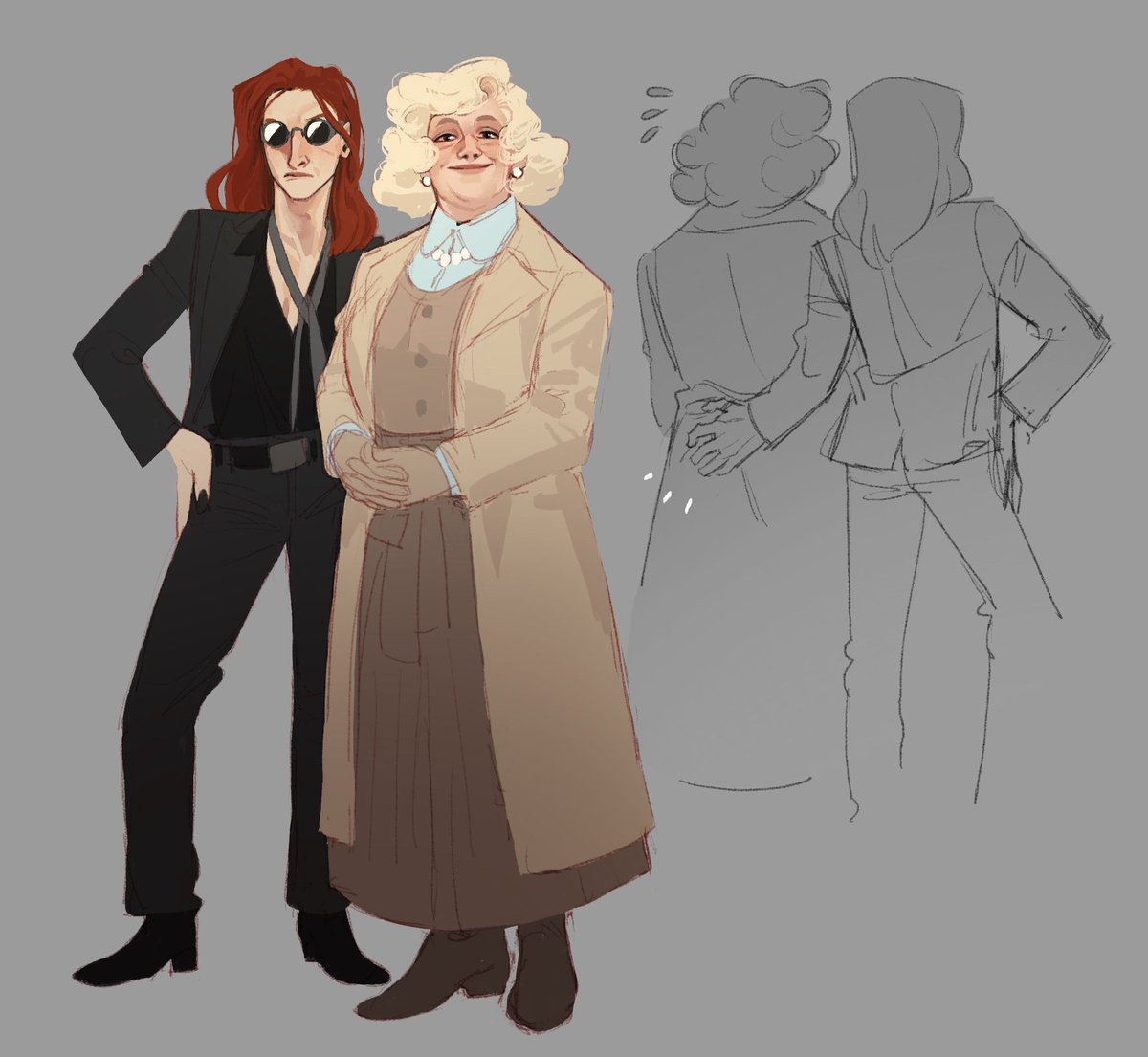 Genderbend Good Omens #ineffablewives