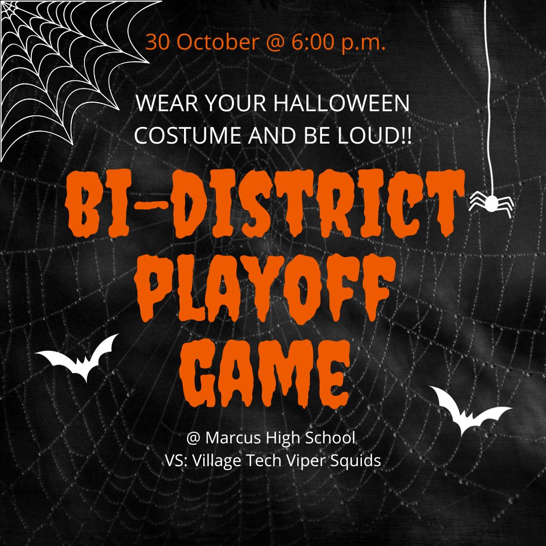 SHOW UP AND BE LOUD!! wear your costumes🎃