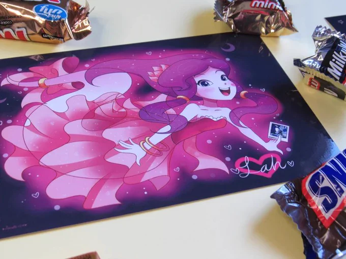 My etsy shop is open again! For the week of Halloween,  anyone that buys a mini print of Domestic,  Amy, or Lah (ghost girl) will recieve a bag of free candy.  I also have bigger prints for sale! (No candy on those)  etsy   
