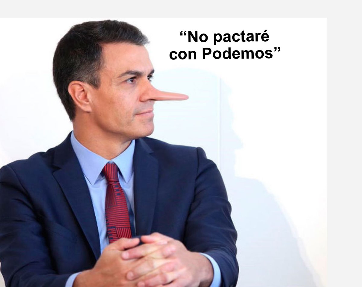 FroilLannister's tweet photo. Por cada 200 me gusta, le alargo más la nariz a Pedro Sánchez con una de sus mentiras. https://t.co/5swhRVbgUh