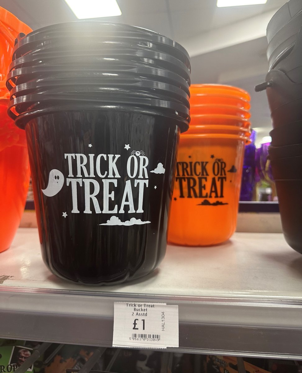 Trick-Or-Treat🎃 We still have last minute Trick-Or-Treat items available in stores ready for Tuesday!👻 geetees.co.uk