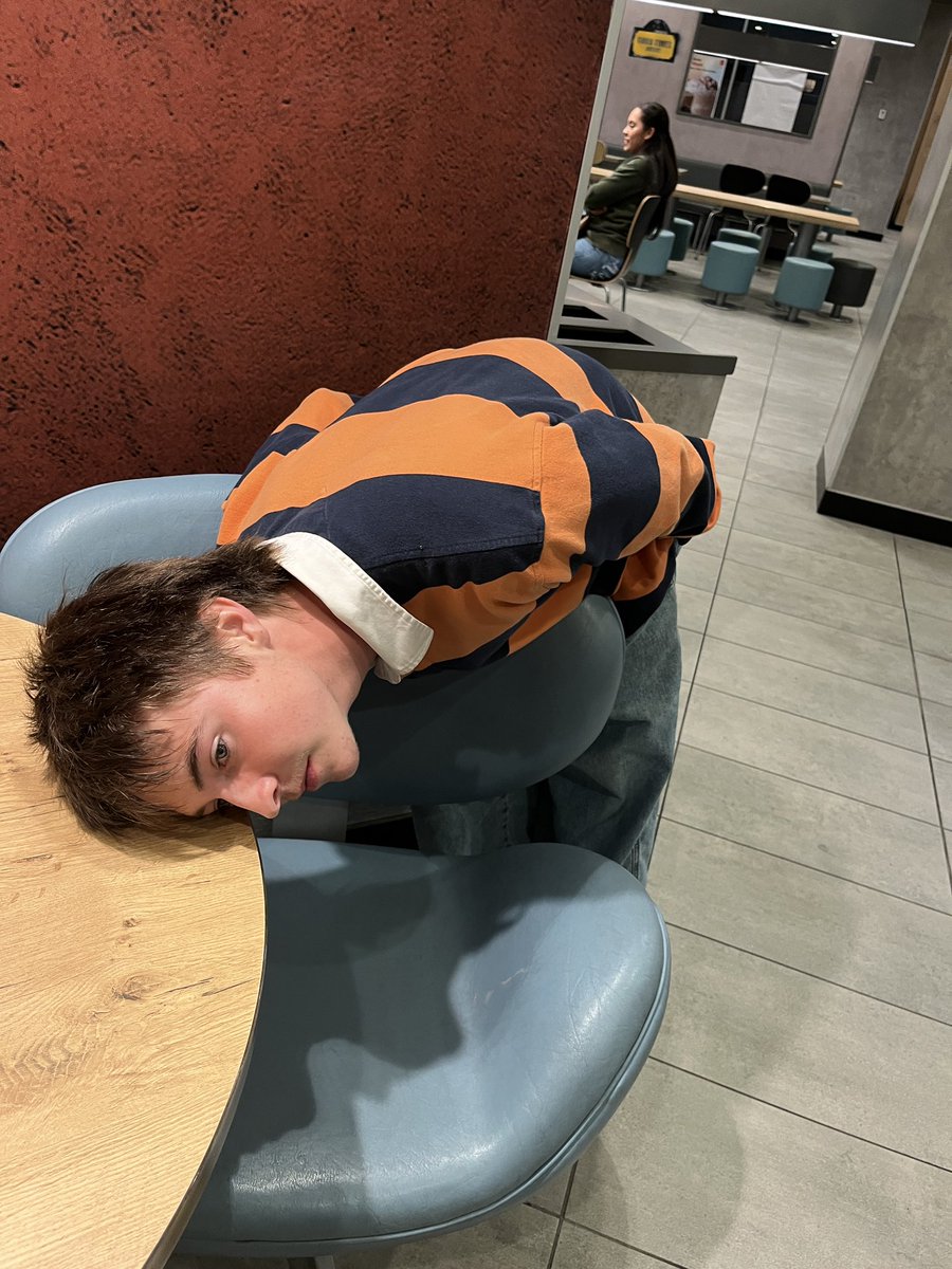 Zannybryan's tweet photo. Colin just threw up all over himself at Starbucks while ordering a macchiato, #embarrassing https://t.co/EZUN8ogrpR