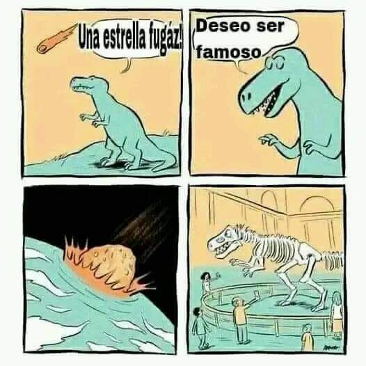 Chistesillo's tweet photo. Cuidado con lo que deseas, porque se te puede cumplir. https://t.co/ygE9wbtpHO
