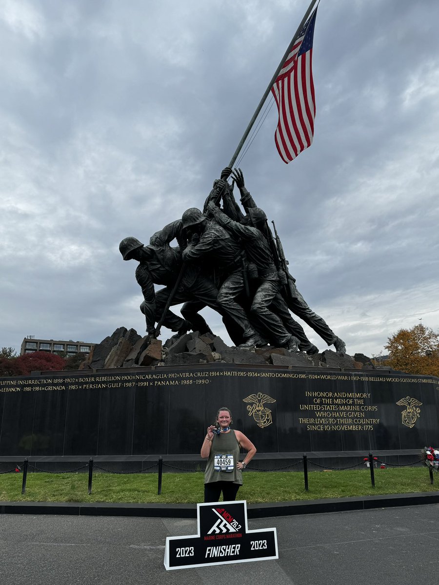 BusEdFun4U's tweet image. I did it! I ran the Marine Corps Marathon 10K! I even ran my personal best 5K TWICE IN A ROW for a new 10K PR! 🏃🏼‍♀️