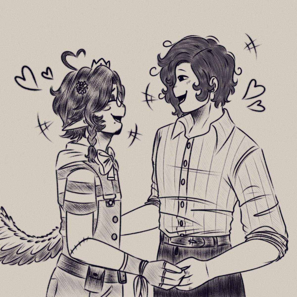 SleepyHeadThere's tweet photo. Second commission done ! (Ordered by @ alex.cartoonist on Instagram) He asked for his Oc with CH! Wally !
Art belongs to me
Au belongs to me
#WelcomeHome #WelcomeHomeAU #clockworkheartau #clockworkheart #au #WallyDarling #WallyDarlingAU #commissionopen https://t.co/HrxjotomIt