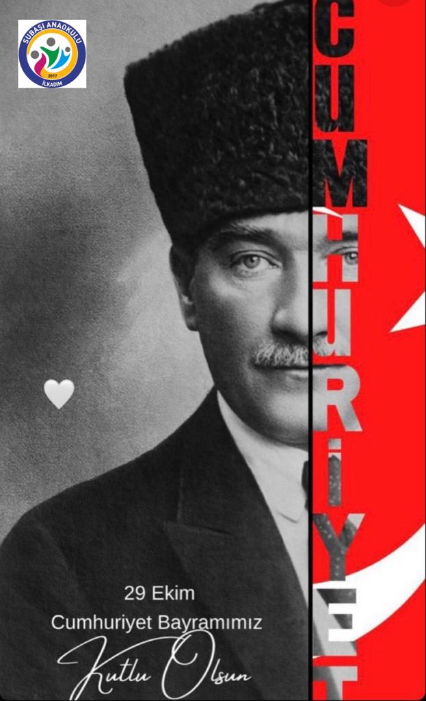💯. Yaşın Kutlu Olsun Türkiye’miz, Nice Yüzyıllara Cumhuriyetimiz! 🇹🇷

Her karış toprağıyla bölünmez bütün olan Türkiye Cumhuriyeti’ni bizlere armağan eden Gazi Mustafa Kemal Atatürk ile tüm şehit ve gazilerimize saygı ve minnetle... 
#Cumhuriyet100Yaşında
<a href="/AnaokuluSubas/">Subaşı Anaokulu</a>