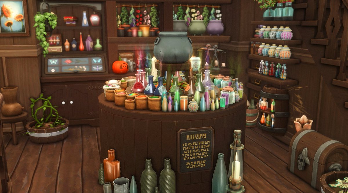 🎃🧙‍♀️ Witch's Potion Shop 🌿🔮
- Gallery ID: fangchuti
- Stop Motion: youtube.com/watch?v=NaJFW-…

#Halloween #thesims4 #sims4 #ShowUsYourBuilds #Sims4Build #NoCC