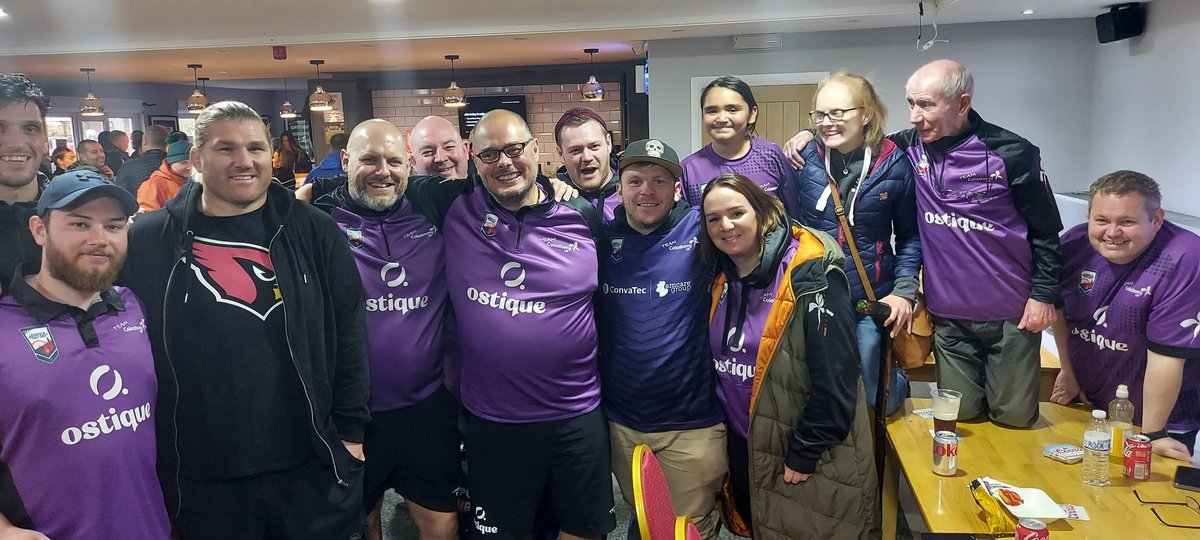 And what a day that was! Thanks to.....

Our wonderful friends @giv_c and @TeamColostomyUK for travelling from all corners of the country to be part of the club's history, when they locked horns with @AberavonClub Wolfhounds - our Mixed Ability PDRL team. Just lovely people.