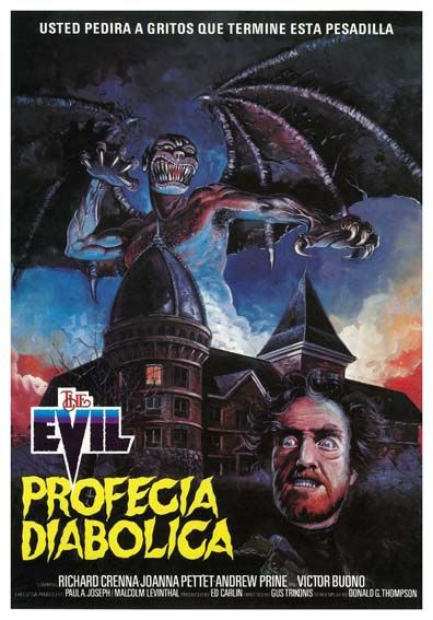 Spanish film poster for #TheEvil (1978 - Dir. #GusTrikonis) #RichardCrenna #JoannaPettet #AndrewPrine