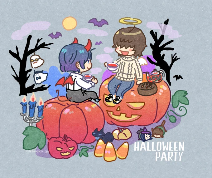 お題「ハロウィンパーティ」120min  #くわまつ深夜の創作一本勝負