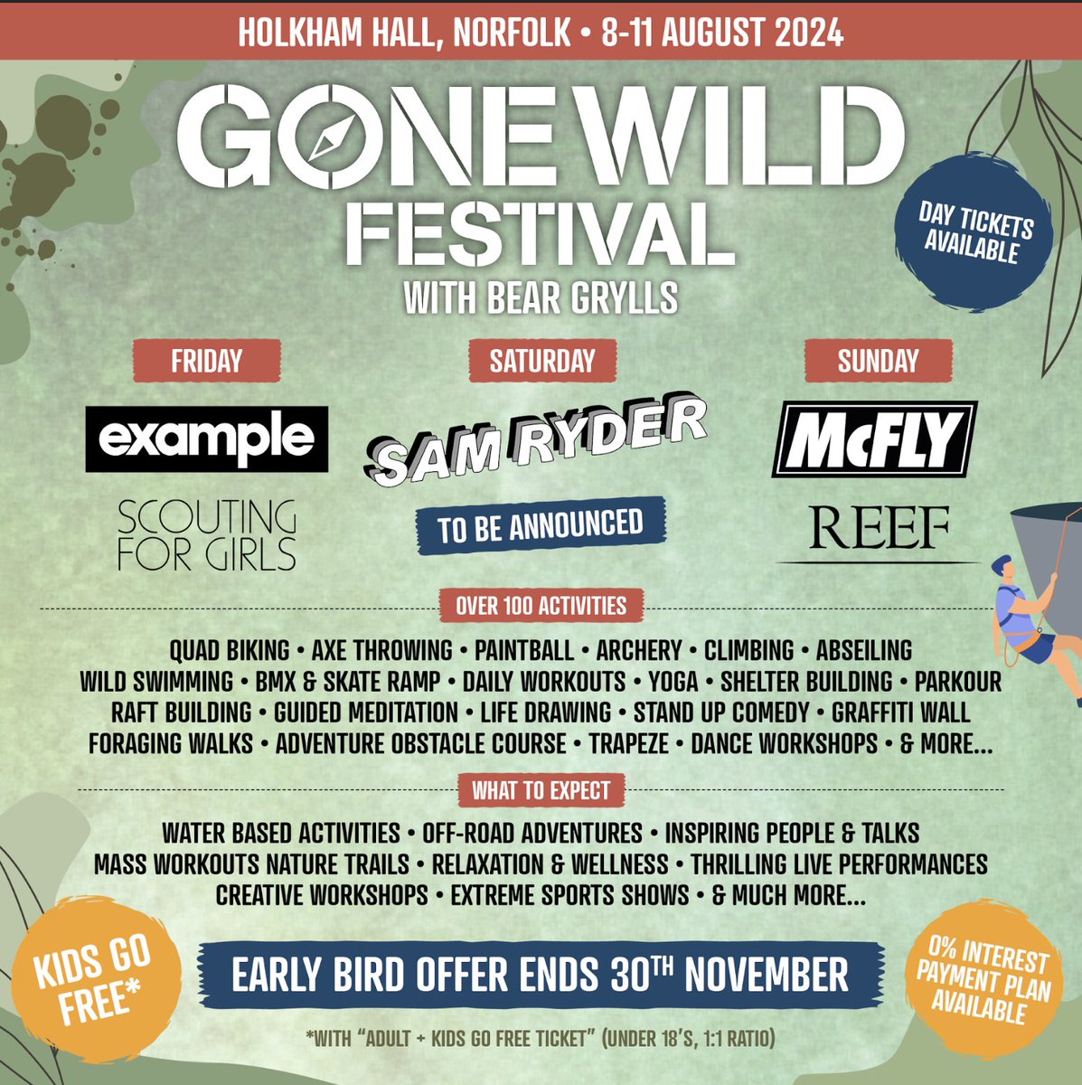 Stoked to announce we’ve been invited back to @Gonewildfest , Norfolk next Summer… See you there ❤️

#gonewildfestival #gonewild #festival #festivals #ukfestivals #summer #reefband #reeflive #reef #garystringer #jackbessant #lukebullen #amynewton #beargrylls