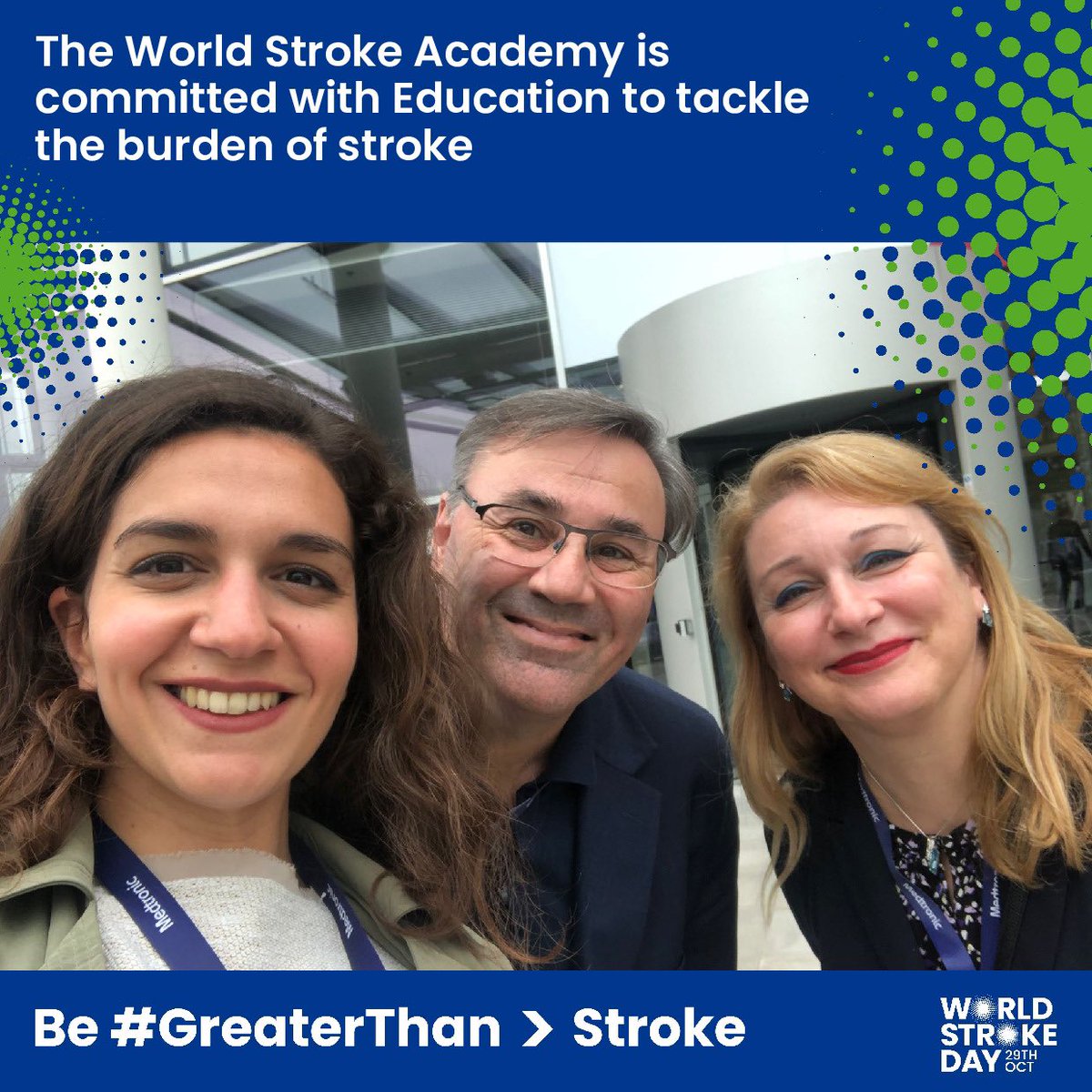 World Stroke Academy (@worldstrokeed) on Twitter photo 📣Today is #WorldStrokeDay !!!
✨The #WSA team is committed to keep working in order to offer high quality Stroke #Education
🤝We are convinced that together we are #GreaterThan stroke 💪
<a href="/WStrokeCampaign/">WorldStrokeCampaign</a>
<a href="/WorldStrokeOrg/">World Stroke Org</a> 📣Today is #WorldStrokeDay !!!
✨The #WSA team is committed to keep working in order to offer high quality Stroke #Education
🤝We are convinced that together we are #GreaterThan stroke 💪
<a href="/WStrokeCampaign/">WorldStrokeCampaign</a>
<a href="/WorldStrokeOrg/">World Stroke Org</a>