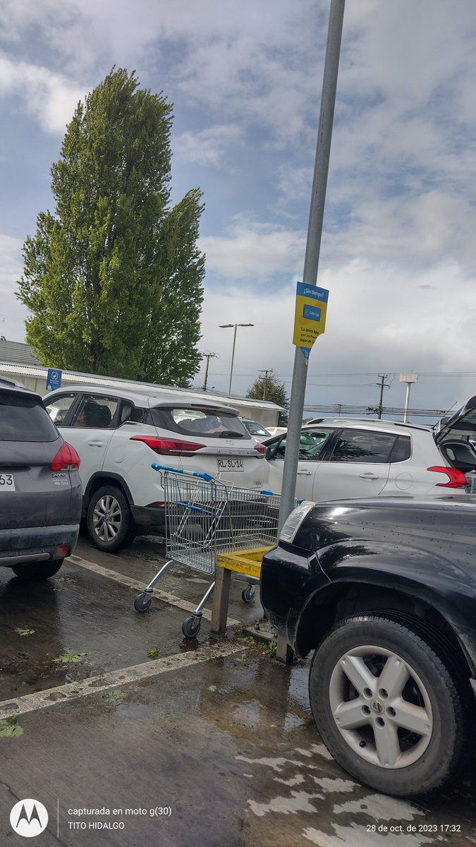 titohidalgo18's tweet photo. @Walmart #liderlacasonaosorno no es tener personal para esto , es que la gente que compra es muy floja para devolver el carro al acceso del supermercado @LIDERcl  
@Walmart__Chile personalmente ayude a sacar muchos carros https://t.co/jbUg7IHau2