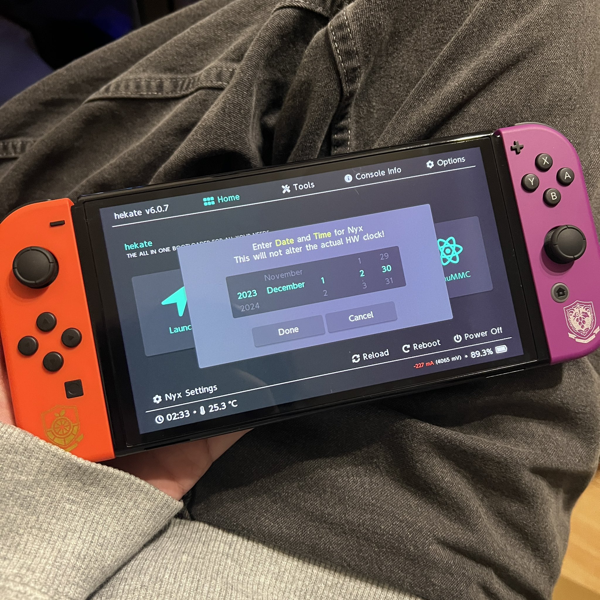 めらるば on X: Switch有機ELのCFW導入成功した t.coHlYiSJE6wj  X