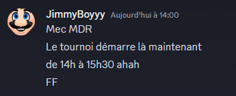 TheGuill84's tweet photo. Alors j'étais censé lancer mon live pour jouer le tournoi MK de Ponce à 15H, mais avec le changement d'horaire cette nuit, disons que le tournoi s'est mal adapté mdrr

Le tournoi était donc à 14H gg à tous on a rien pu faire (je lancerai un peu plus tard, on partira sur MC) https://t.co/igJD2JqEjE