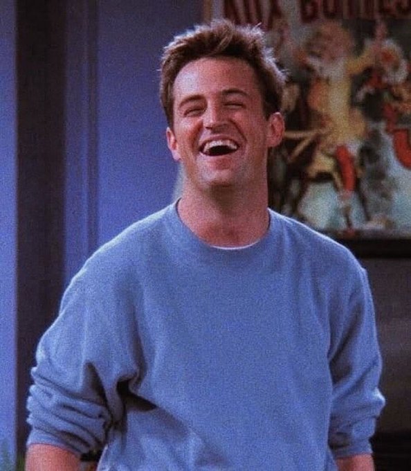Could I be more sad? #matthewperry #chandlerbing #friends #rip