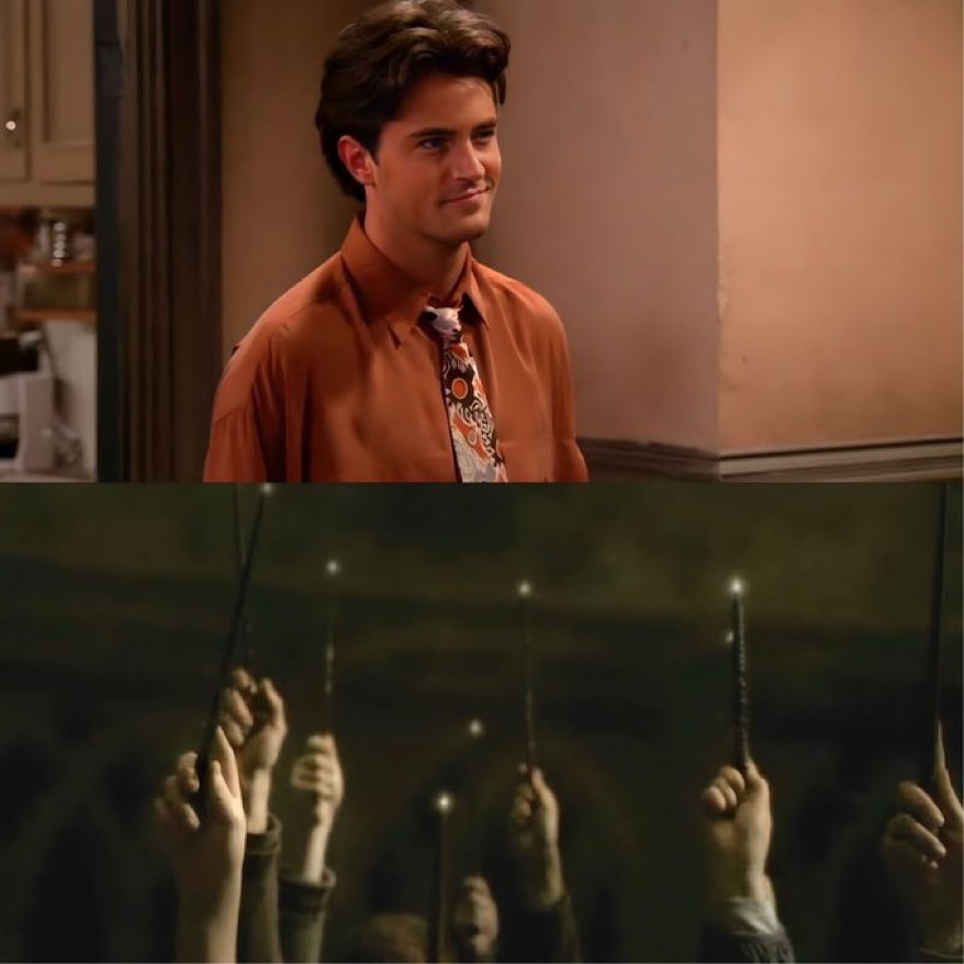 Harry_Potter_TM's tweet photo. Matthew Perry ha fallecido a la edad de 54 años.

Nuestro eterno Chandler Bing en “Friends”.

Varitas arriba   /* https://t.co/PBAaYkDXMr