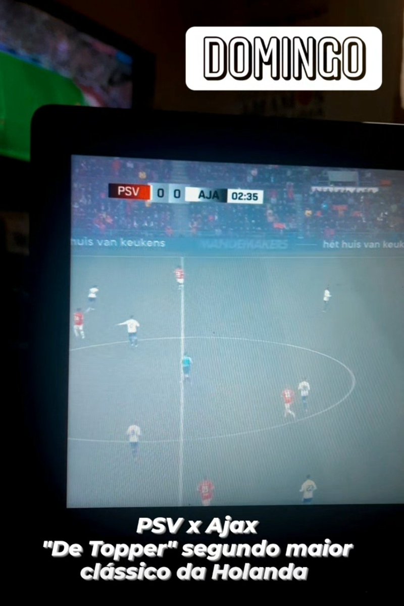 blogfutalter's tweet photo. Bora de DE TOPPER, segundo maior clássico do país!
PSV x Ajax https://t.co/bq0jcCMlJU