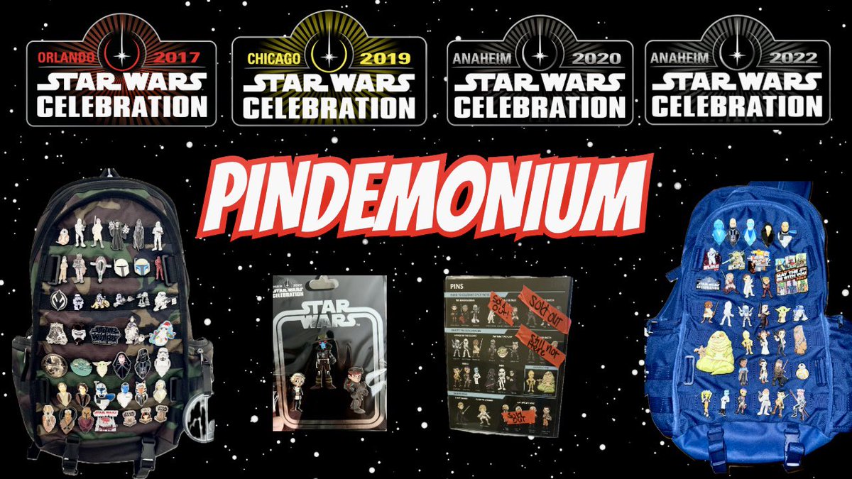 PopTheBountyCol's tweet photo. Star Wars Celebration pin collection video is Out Now!!!
#Starwars #Starwarscelebration #Pintraders 
https://t.co/6tQ0K6HKCZ https://t.co/kHjTIsNQVG