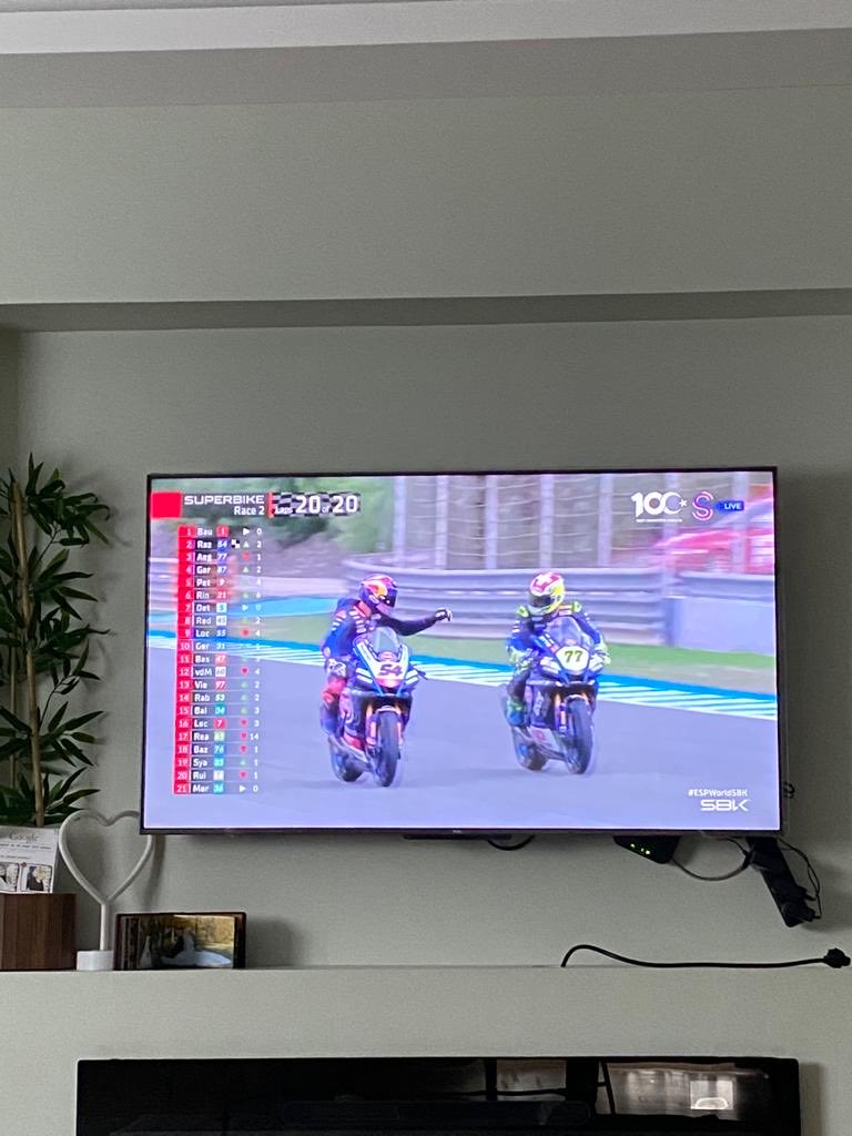 Yarışta kazandığımız zaferi masada kaybettik resmen ⁦<a href="/toprak_tr54/">7oprak</a>⁩ yine de  güzel yarıştı tebrikler #superbike