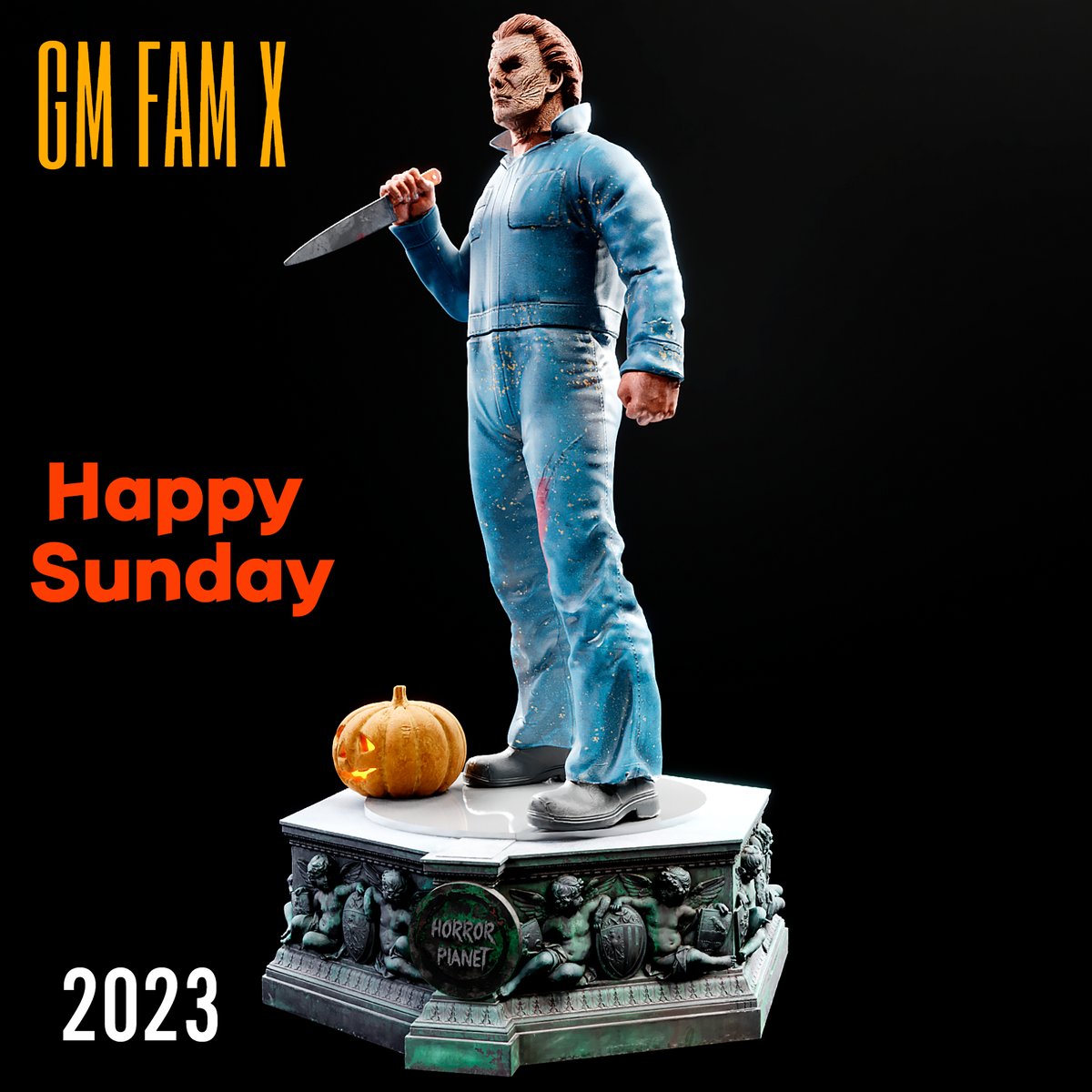 GM Fam X. October is the time when every horror fan feels a special energy and turns on their favorite horror movie. And today is the last Sunday of this month, so let's enjoy every moment of horror!🔪🎃 #HorrorCommunity #Horrorfam #HorrorGames