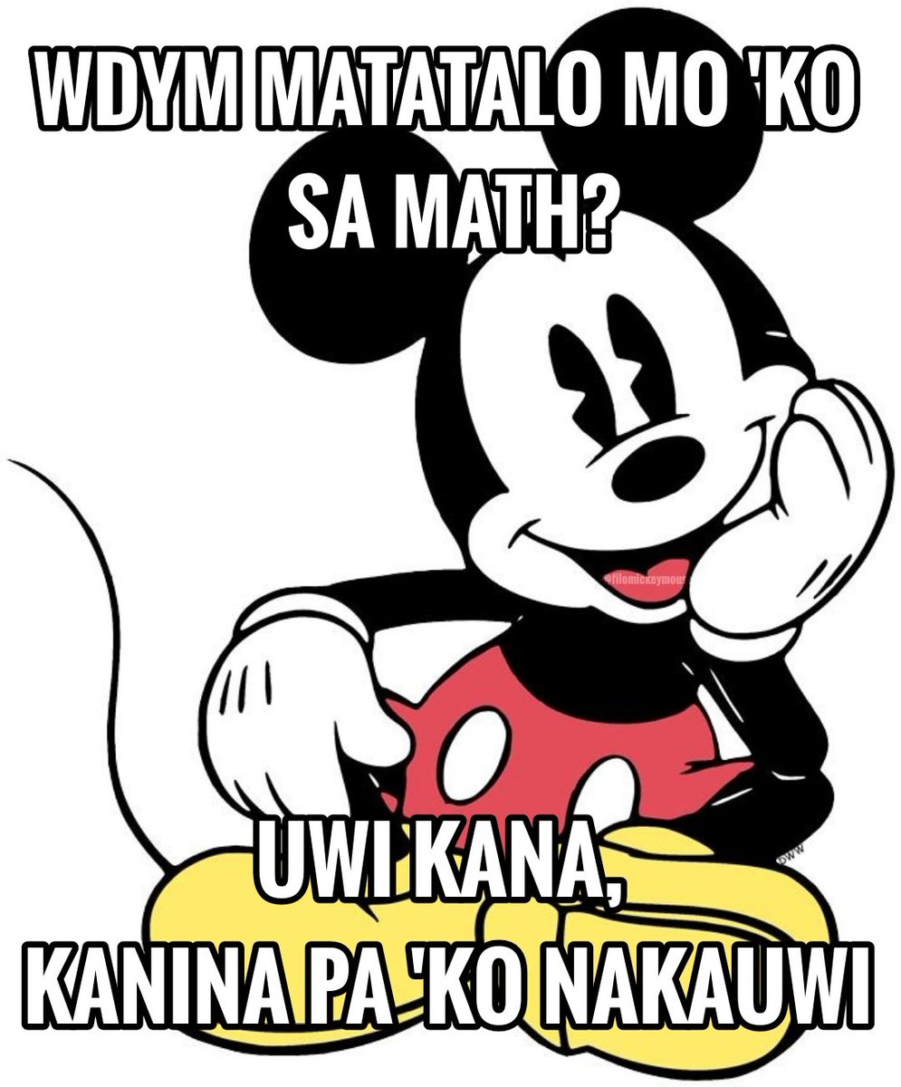 MICKEY MOUSE BUT PINOY tweet media
