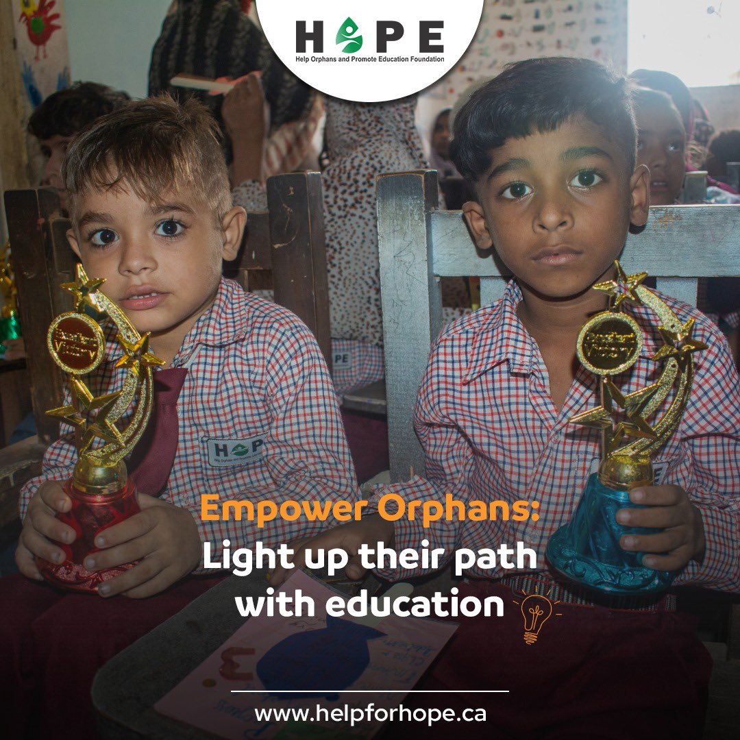 HOPE_Fdn's tweet photo. Empower Orphans: Light Up Their Path with Education 🌟📚

Education is the beacon of hope, and you have the power to make a difference. 

Donate today:
https://t.co/t3i27WiKhn

#hopefoundation #SupportOrphans #EducationForOrphans#EmpowerOrphans #EducationForAll #BrighterTomorrows https://t.co/QggQRQ7TPs
