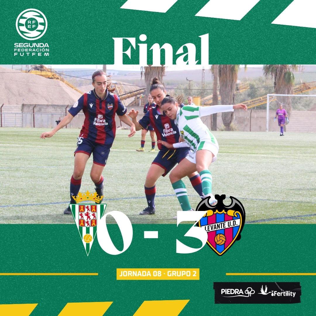 🚨JORNADA 8️⃣🚨

#SegundaFederacionFutFem Grupo Sur 

@CordobaFemenino ⚪🟢 0⃣➖3⃣ @LUDfemenino 🅱️ 🔵🔴

⚽🔵🔴 @inessrizo (x3)

🏟 CD Córdoba 

#wosomagazine🧩 #CCFFem #OrgullGranota