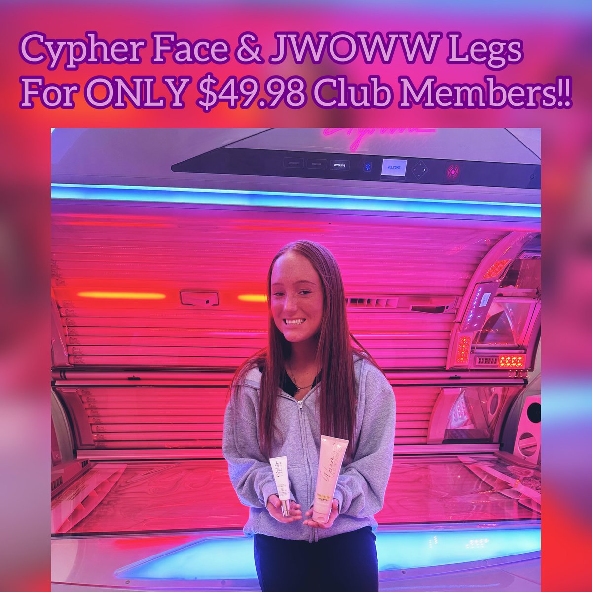 🎉Exclusive Club Member Alert! 🎉 Time is running out to snag Cypher Face and JWOWW Leg Lotion for ONLY $49.98! Don't let this treat turn into a trick, so grab yours TODAY!! 🎃👻Sale ends October 31st!
