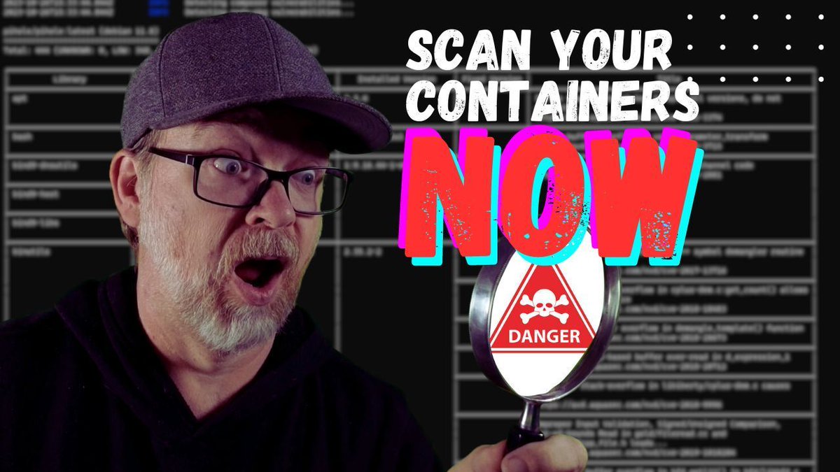 Docker Container Security: Scanning for Vulnerabilities with Trivy 

youtu.be/xqrBpVgsNiI 

@AquaSecTeam @AquaTrivy

#DockerSecurity #LearnTech #ContainerSecurity #VulnerabilityScanning