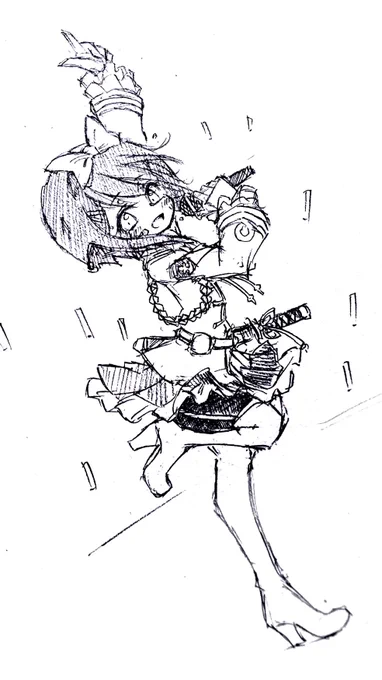 私も便乗…なれども架空の軍隊風アイドル衣装を考えるのが難しいやね…… 