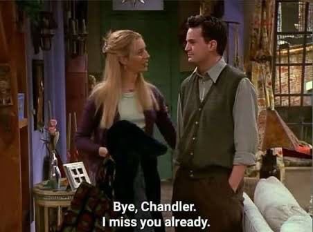 💔Chandler seni özleyeceğiz.