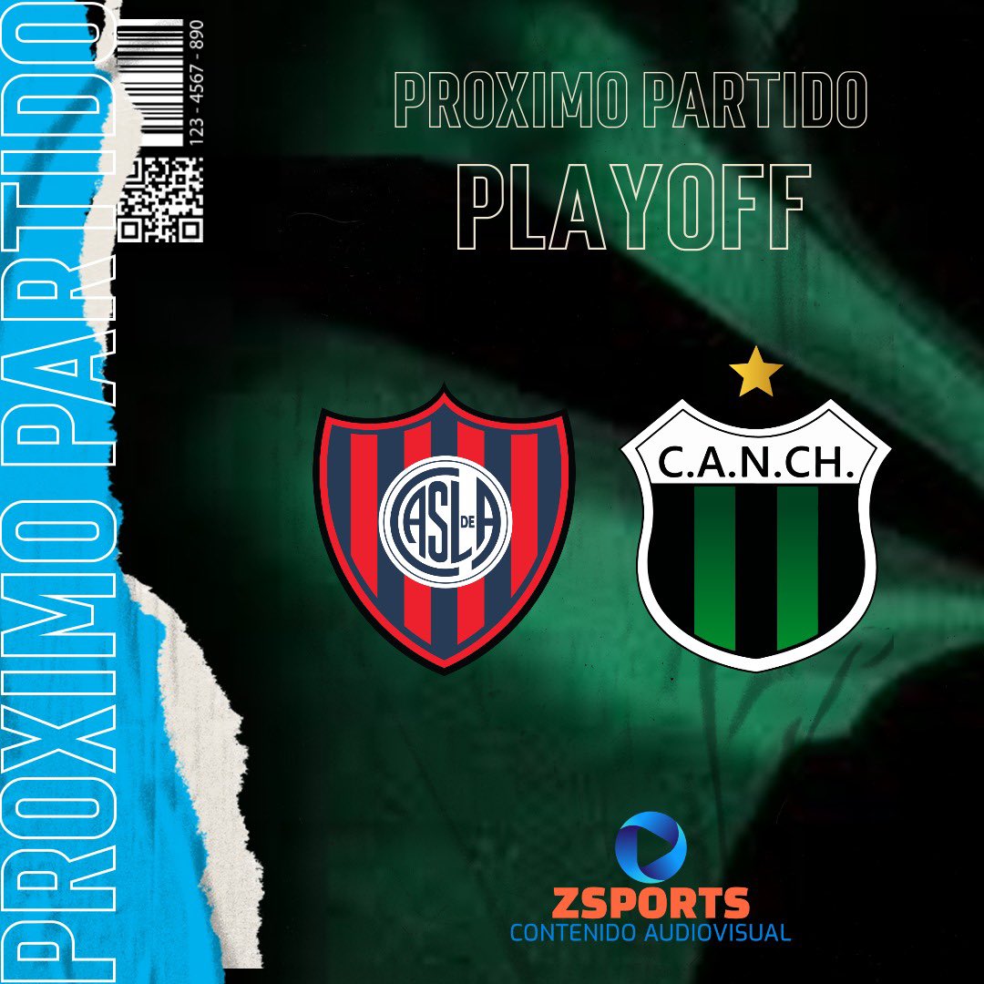 #Futsal

Luego de jugadas las 34 fechas del torneo 2023,así quedaron los cruces para disputar los PlayOff para conocer al campeón y clasificados a las copas. 

⚪️🔵 #17deAgosto
⚪️🟢 #Pinocho

🔵🔴 #SanLorenzo
🟢⚫️ #Chicago

🟢🔵 #SECLA
🔵⚪️ #Hebraica

🔴⚪️ #Barracas
🔵🟡 #Boca