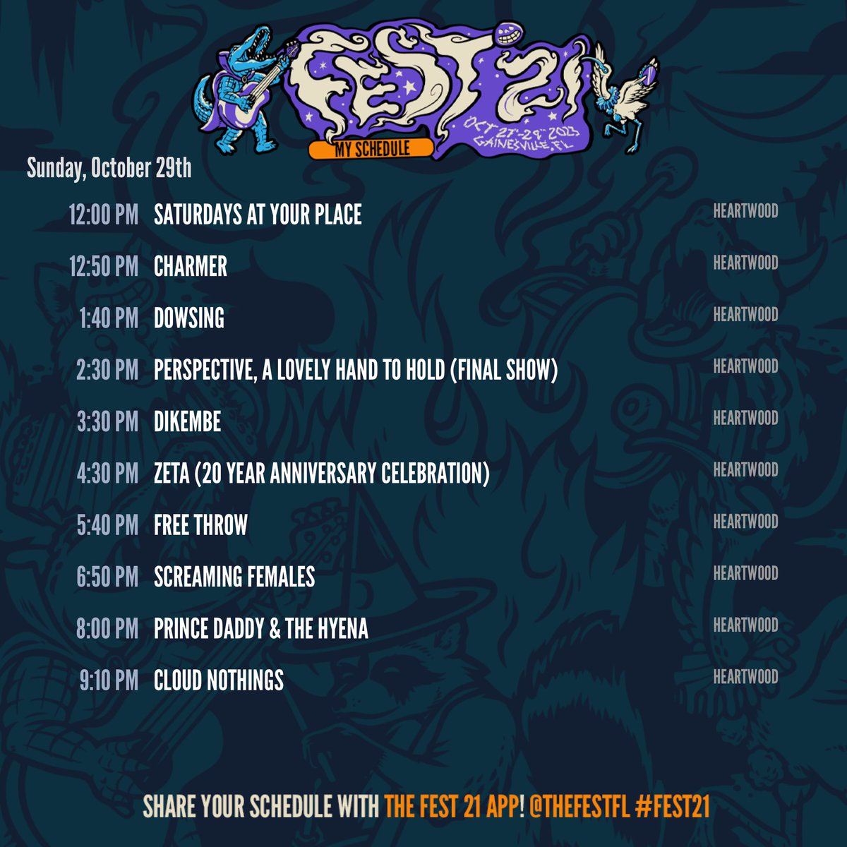 3:30 today, we play at heartwood <a href="/thefestfl/">The Fest</a>