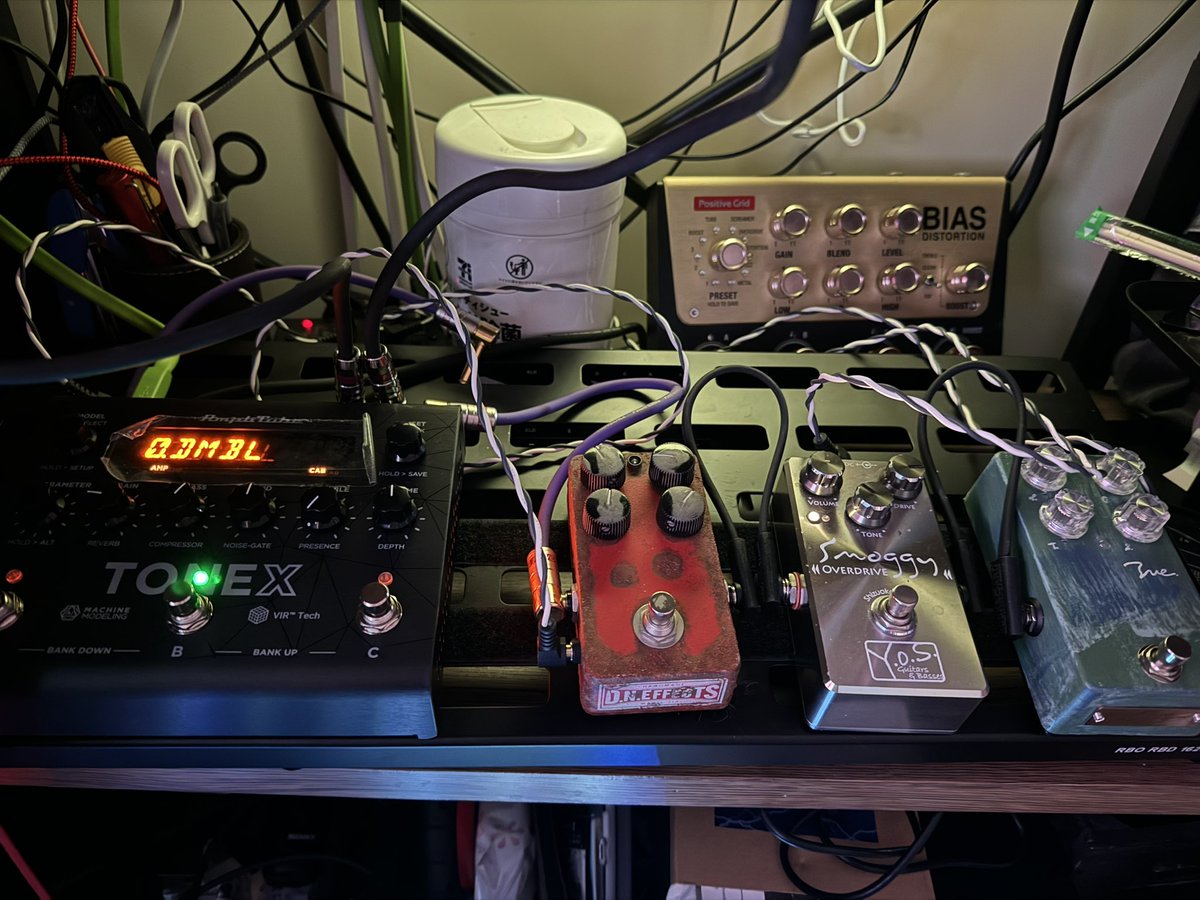 wadatk's tweet image. これはこれでいい音出るな♪
というわけでTONEXPEDAL復活‼️
 #TONEXPEDAL