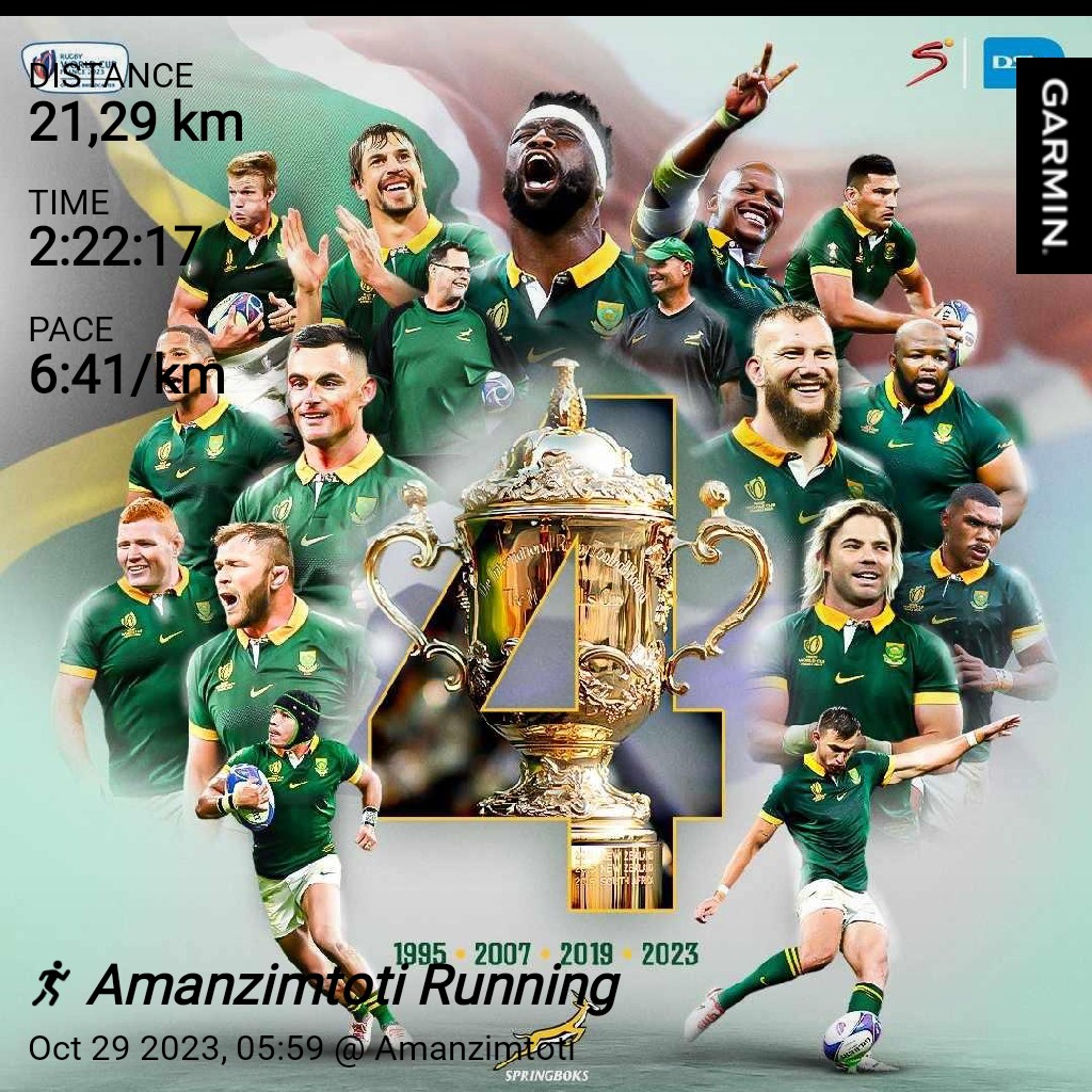 For the Bokke 🏉 🙌💚💛 🇿🇦🇿🇦🇿🇦🇿🇦🇿🇦🇿🇦 #FetchYourBody2023 #RWC2023 #Springbok #RugbyWorldCupFinal #SlowRunners ajabulile. #StopGBV The hiistory has been made🇿🇦🇿🇦🇿🇦🇿🇦🇿🇦🇿🇦💚💛🇿🇦🇿🇦🇿🇦