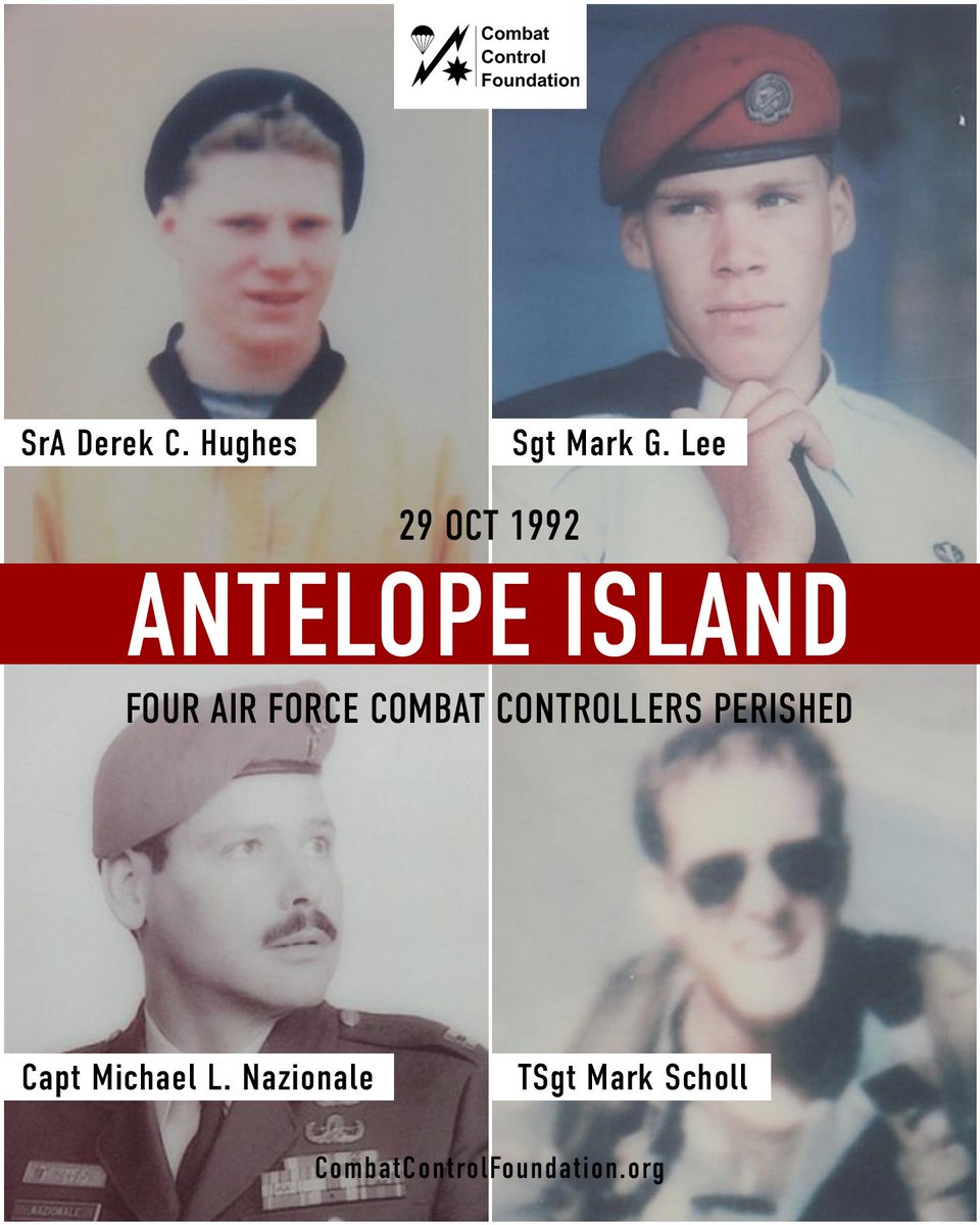 CombatControlFn's tweet image. #OTD, a 55th SOS MH-60G #PaveHawk was the last in a four-helicopter formation. They were heading into torrential rains, lightning, and heavy cloud cover, transporting 5 #ArmyRangers &amp;amp; 4 #USAF #CombatControllers when they crashed. Learn more, please visit: combatcontrolfoundation.org/remembering-ou…