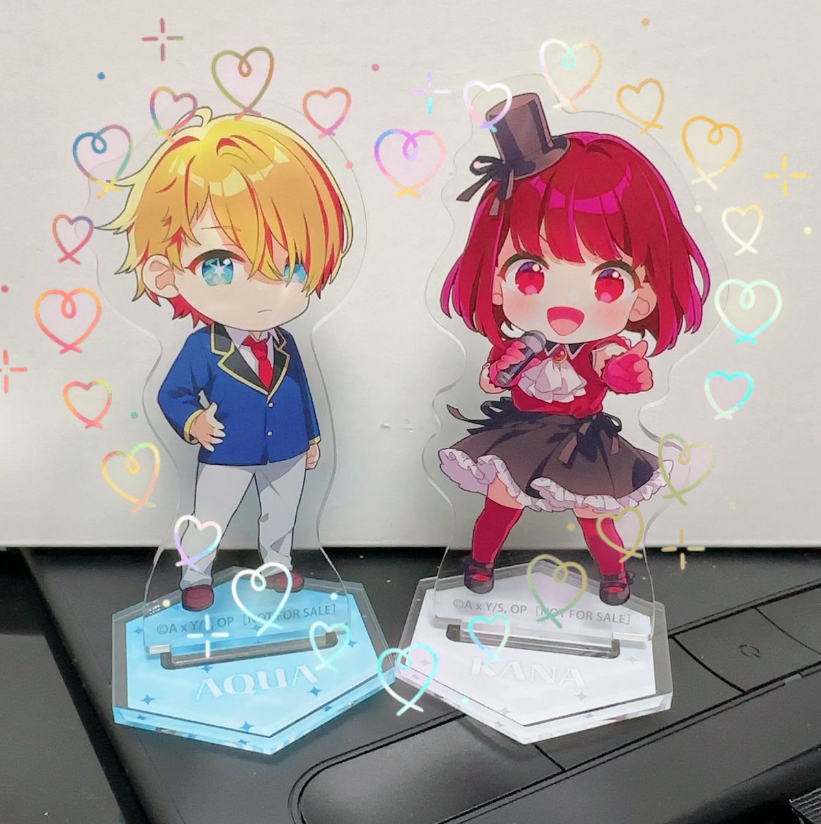 最近の収穫物です(アニメイトポイント交換とクラフトボス購入特典)
アクスタの絵柄過去一二を争うくらい好みとってもきゃわです🩵🤍 