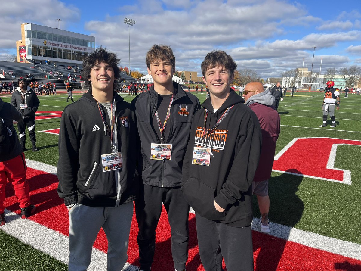 Had a great time at Ferris yesterday! Thanks <a href="/CoachAnnese/">Coach Annese</a> <a href="/Coach_Rock/">Brian Rock</a>