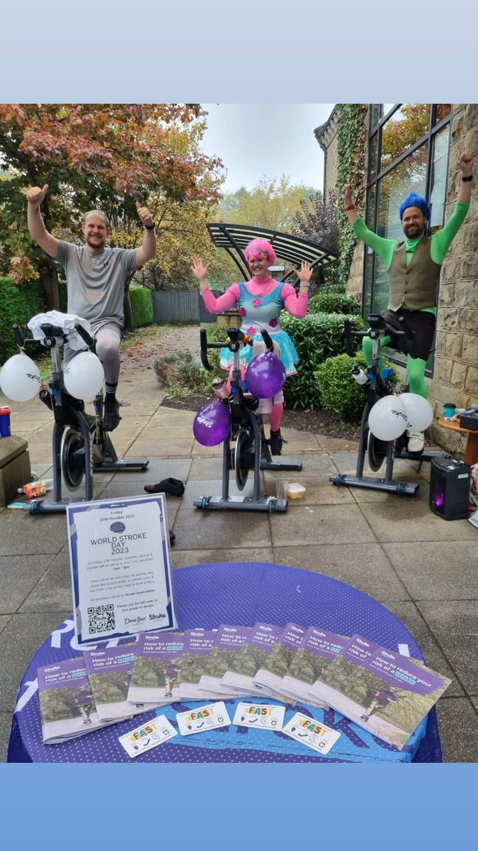 CazB82's tweet photo. 🗣️ UPDATE 🗣️

On Friday me &amp; 2 colleagues successfully completed 12 hours each on a some bike between 7am and 7pm, other than nipping off to use the facilities 🙈, but had someone keeping our bike going for us to get the total mileage at the end! 

*Please see linked tweets 👇 https://t.co/TlvAE5xJmt