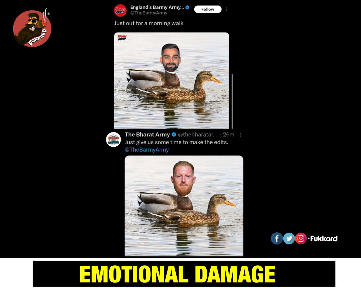 Fukkard's tweet photo. Emotional Damage 🤣🤣 https://t.co/FtnuK8cvkt