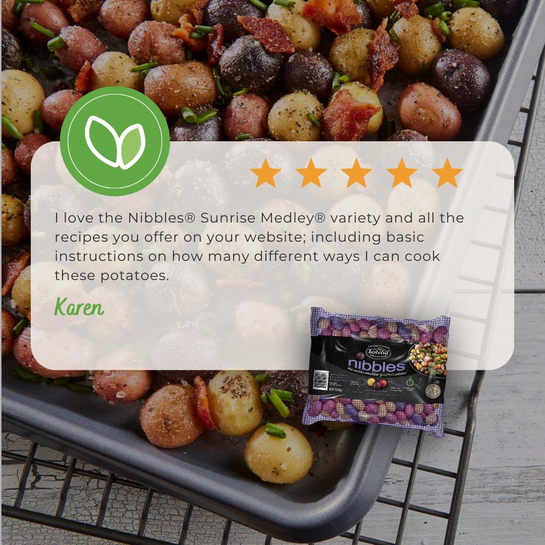 Thank you for the kind words, Karen! You can learn more about our Nibbles® and find a variety of recipes on our website here:
 
bit.ly/36pZpQL 

#ThankYou #CustomerReview #Nibbles